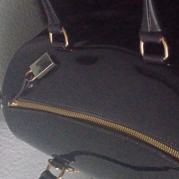 Clear Transparent Jelly Shoulder Bag/Crossbody. Color dark brown - Picture 5 of 7